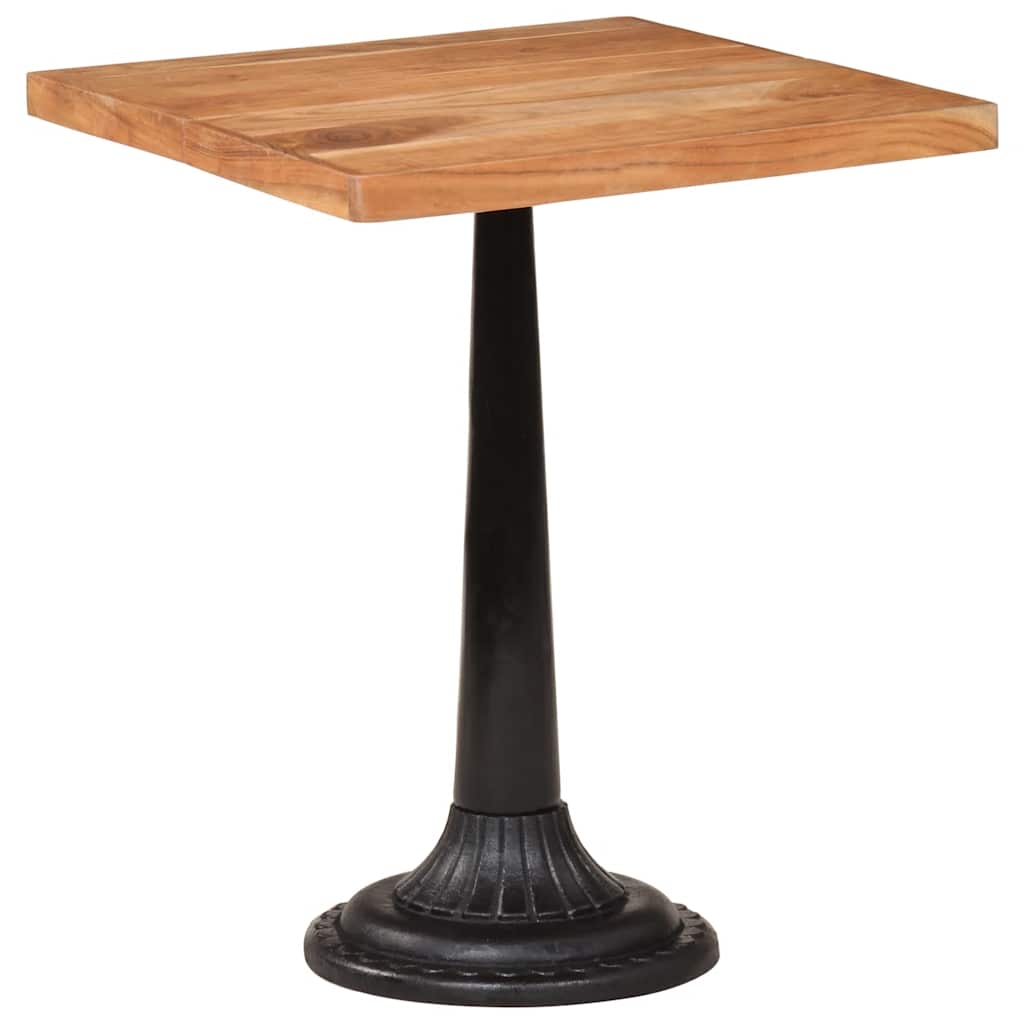Bistrotisch 60x60x77 cm Raues Mangoholz