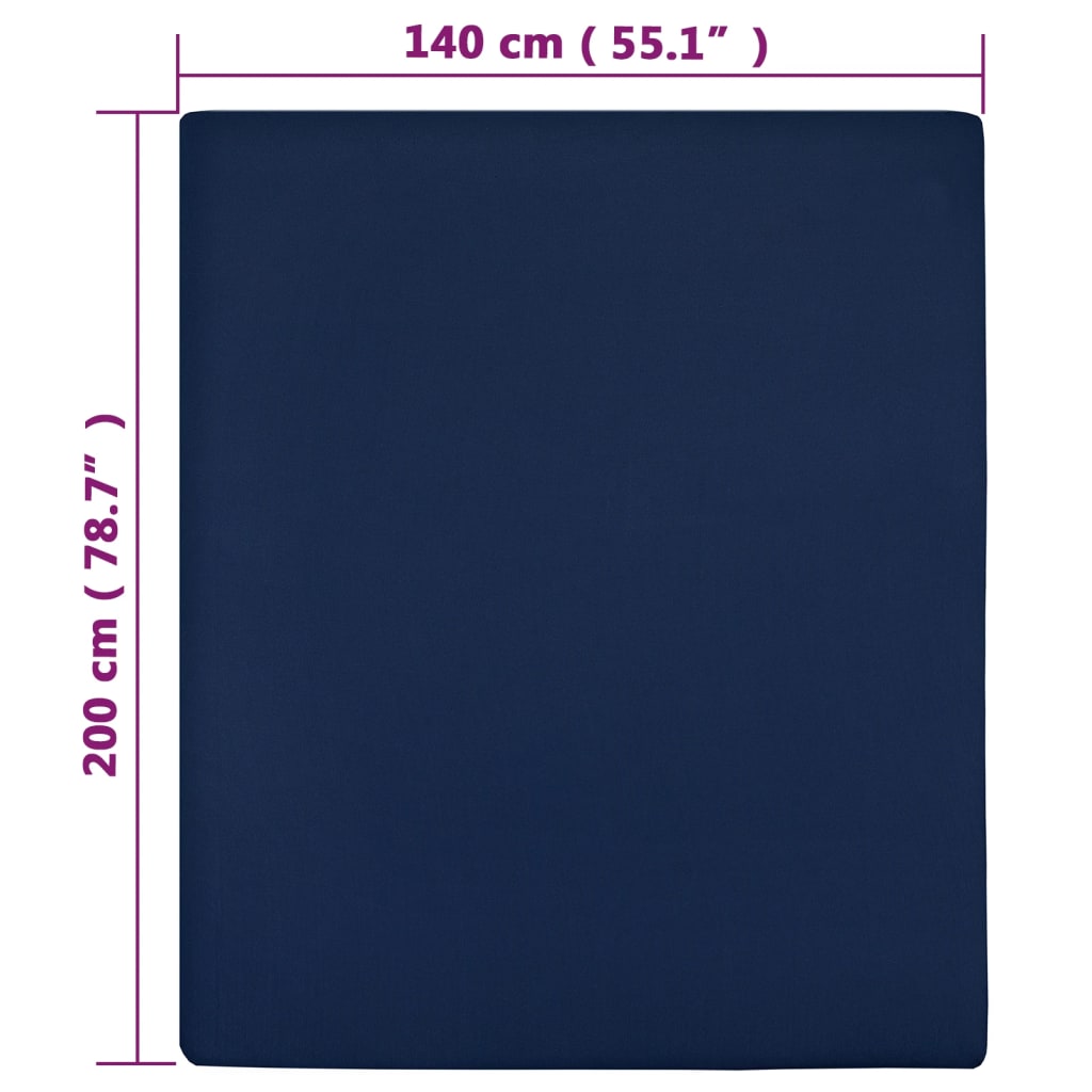 Spannbettlaken Jersey Anthrazit 90x200 cm Baumwolle