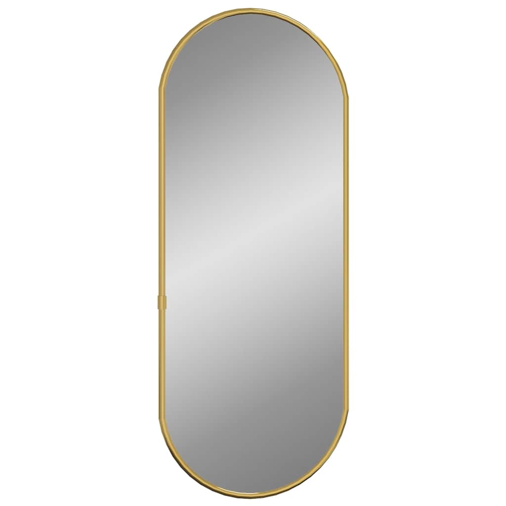 Wandspiegel Silbern 50x20 cm Oval