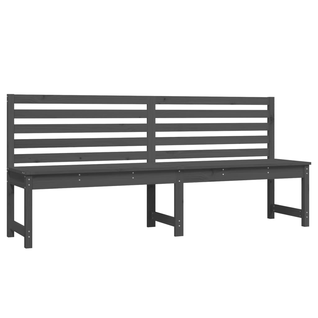Gartenbank 109 cm Massivholz Kiefer