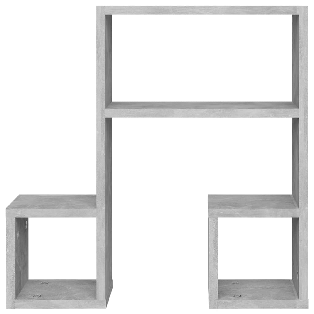 Wandregale 2 Stk. Weiß 50x15x50 cm Holzwerkstoff