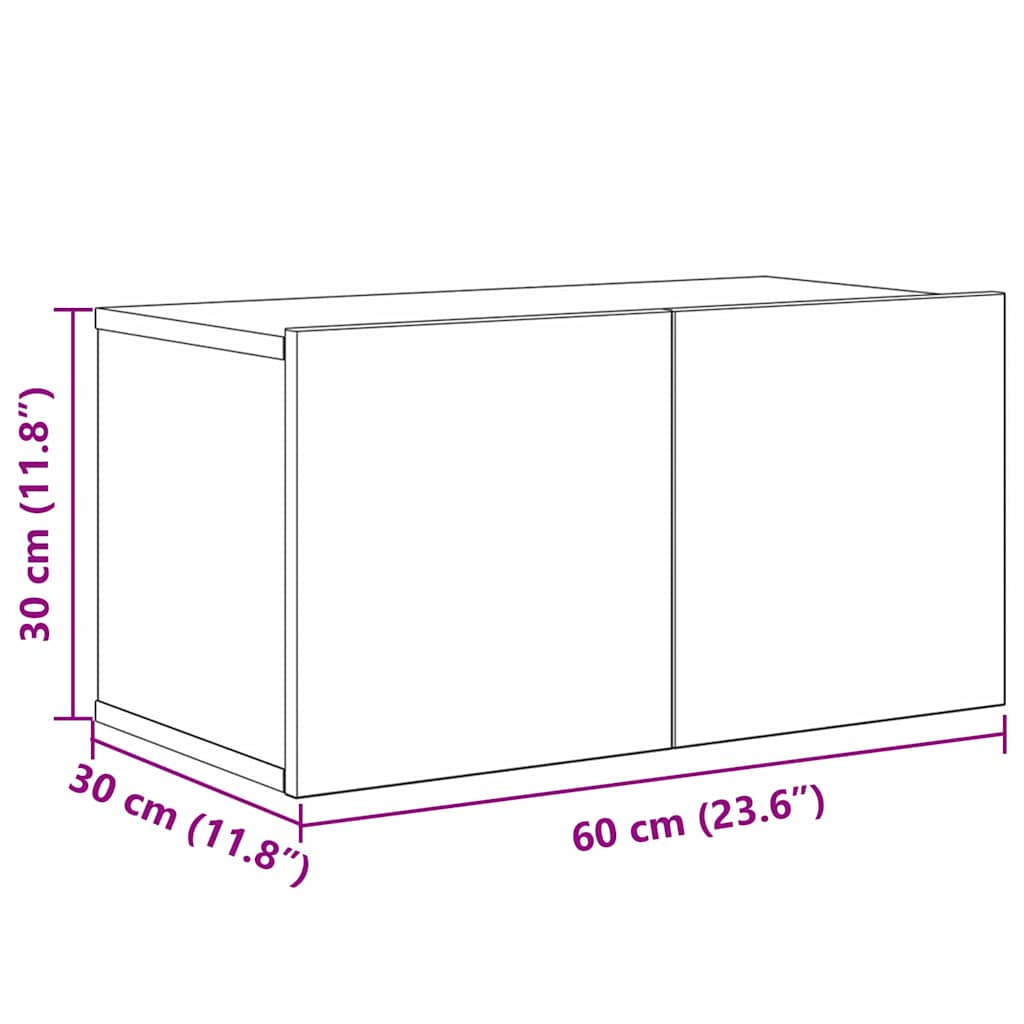 5-tlg. TV-Schrank-Set Weiß Holzwerkstoff