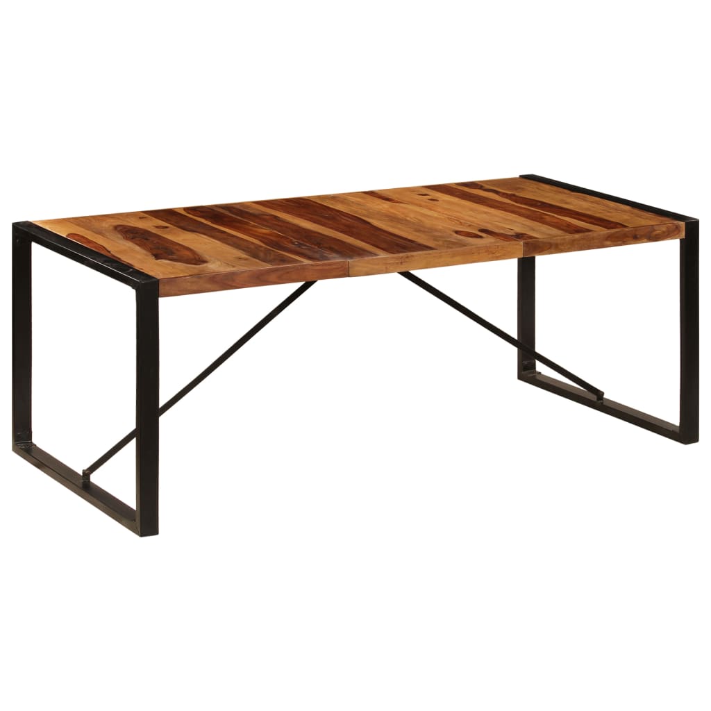 Esstisch 220x100x75 cm Massivholz Akazie