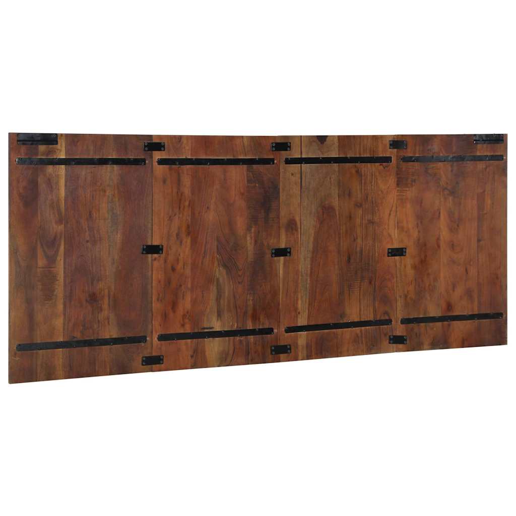 Kopfteil Mehrfarbig 160 cm Massivholz Altholz