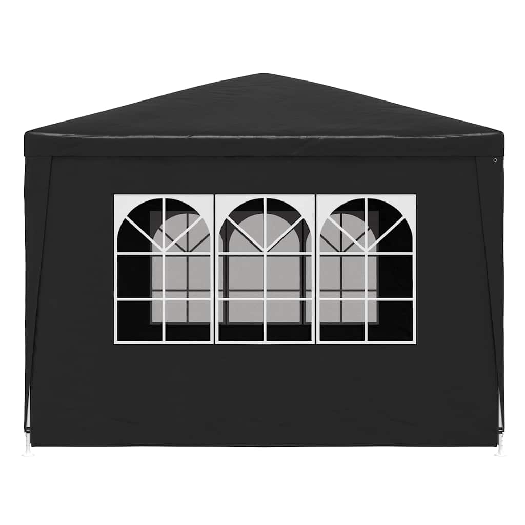 Party-Zelt 400 x 300 x 255 cm Rot PE und Stahl