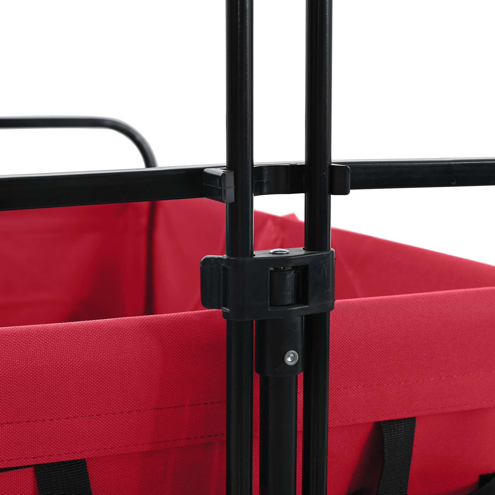 Klapp-Handwagen Grau 94 x 53 x 99 cm Oxford-Stoff