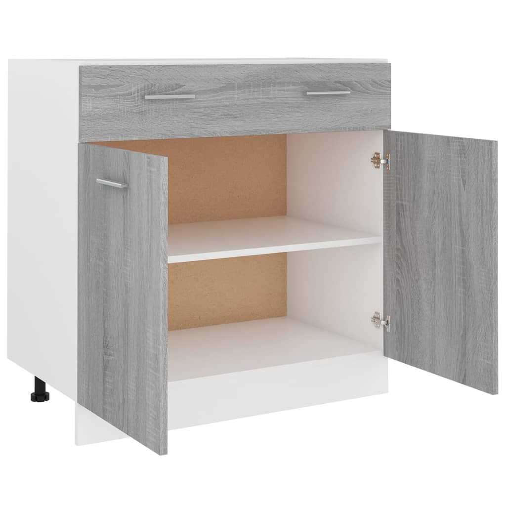 Unterschrank Lyon Weiß 60x46x81,5 cm Holzwerkstoff