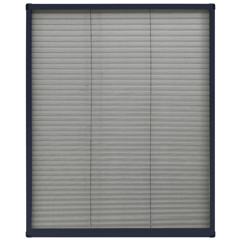 Plisse Insektenschutz-Fenster 80×160 cm