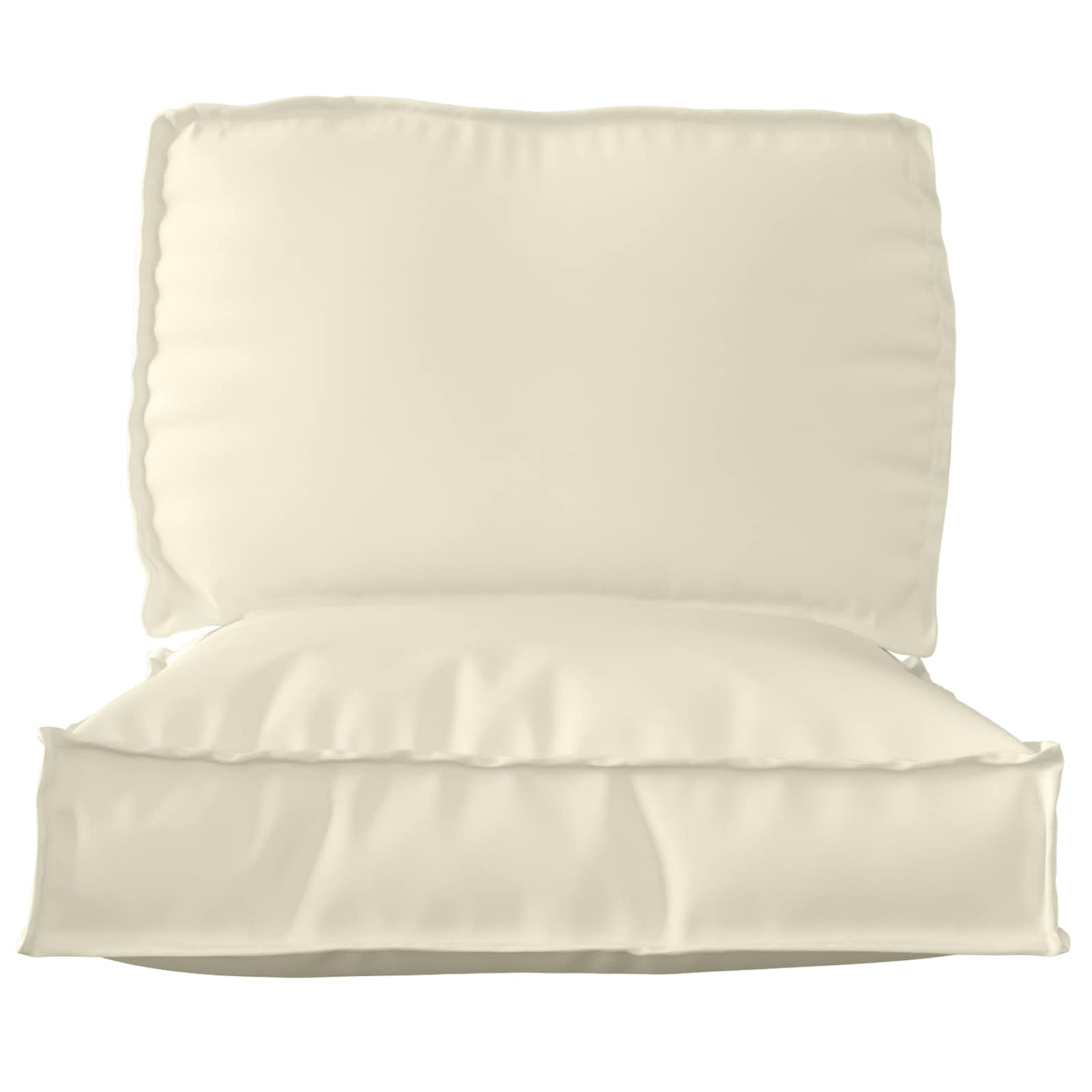 Palettenkissenset 2 pcs Anthrazit Oxford-Stoff