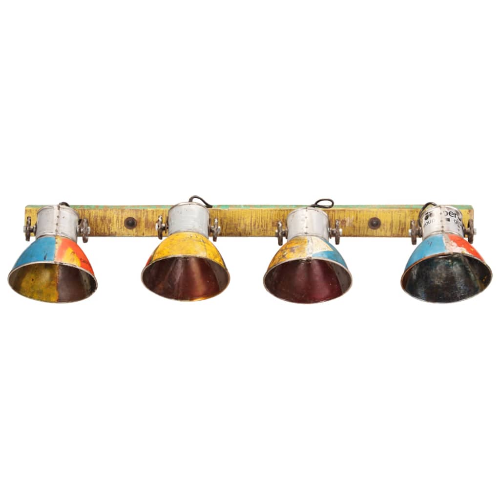 Wandlampe Industriestil Silbern 45x25 cm E27