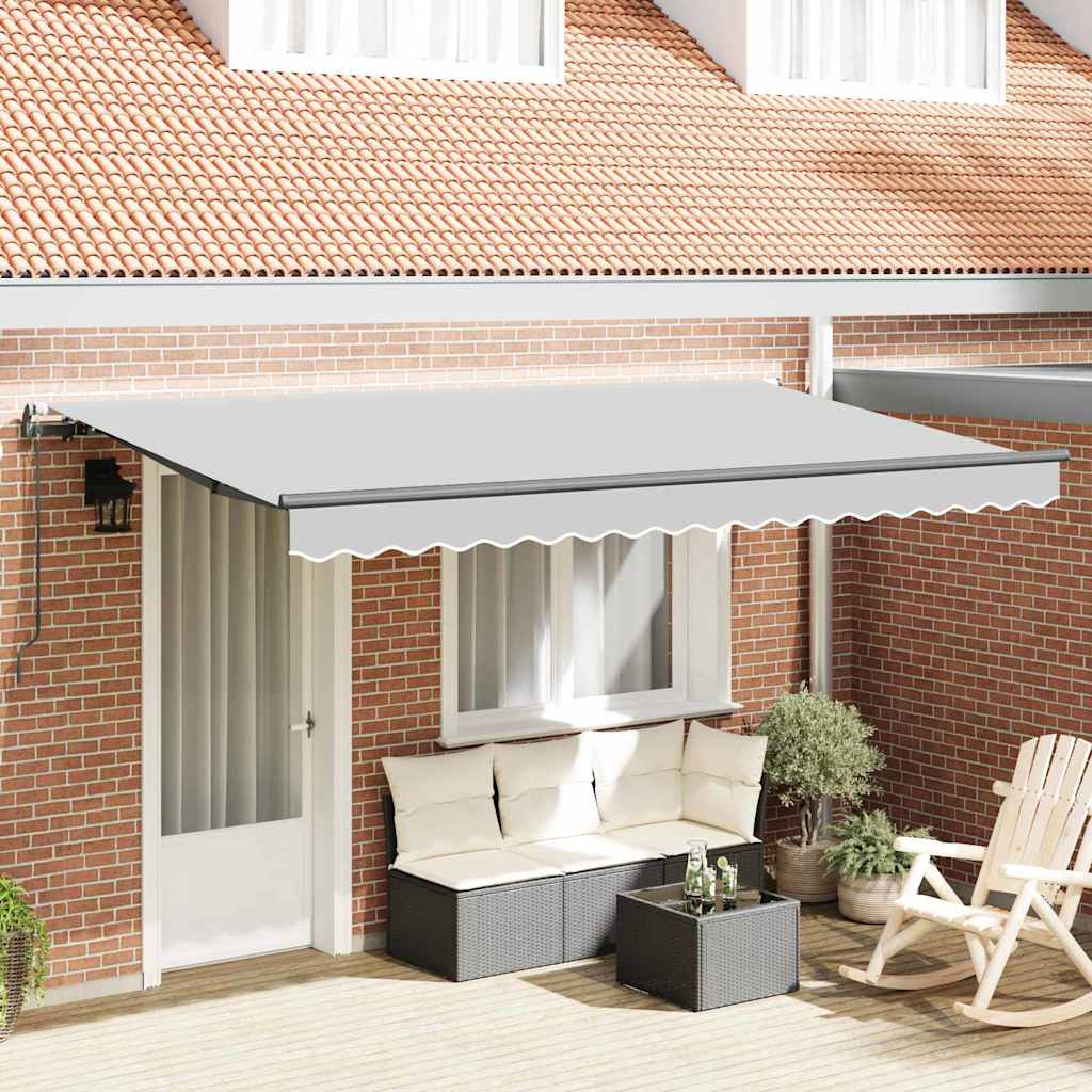 Markisenrahmen Weiß 2,5 x 2 m Metall