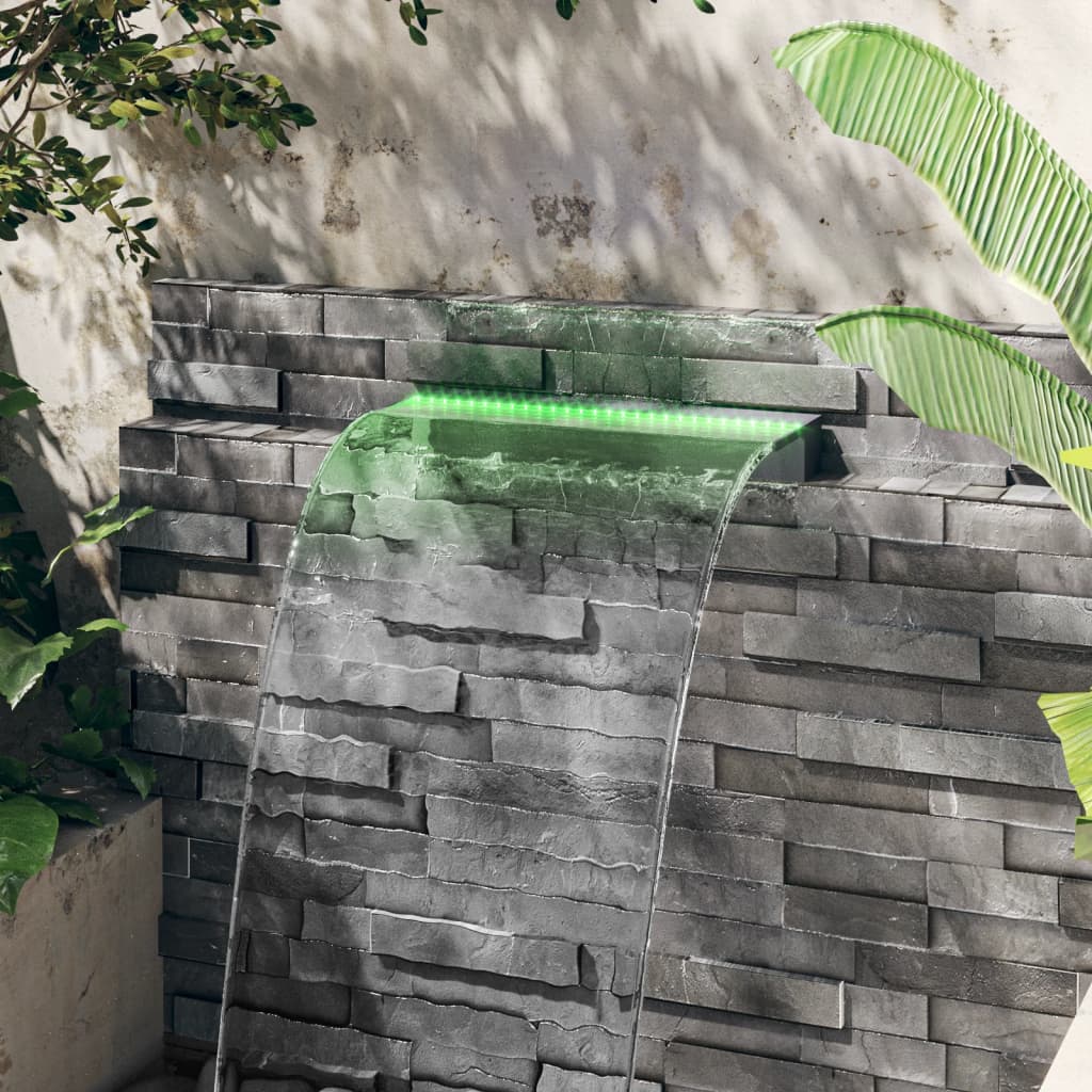 Wasserfall-Element mit RGB LEDs Acryl 30 cm