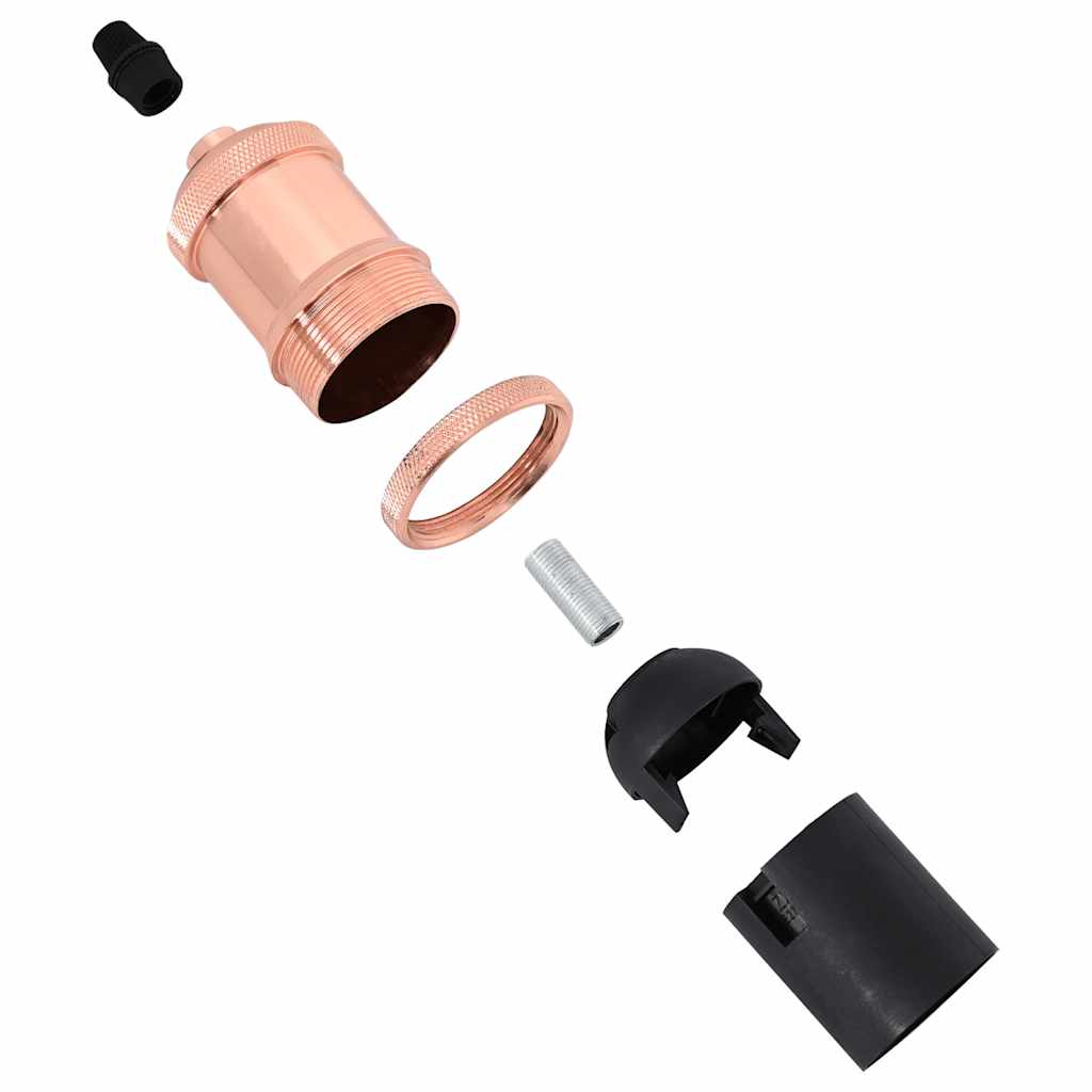 Lampenfassungen 2 Stk. Rot-Bronze E27