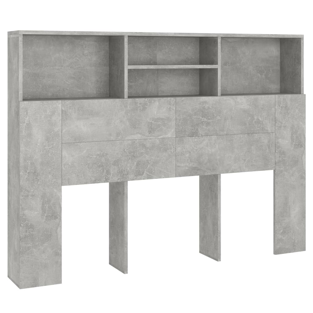 Bett-Kopfteil mit Ablagen Weiß 100x19x103,5 cm