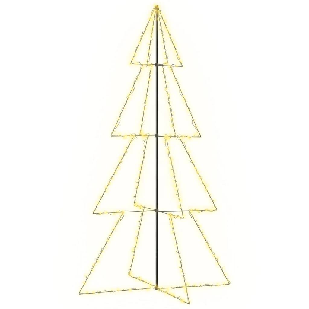 Weihnachtsbaum in Kegelform 160 LEDs Indoor & Outdoor 78x120 cm