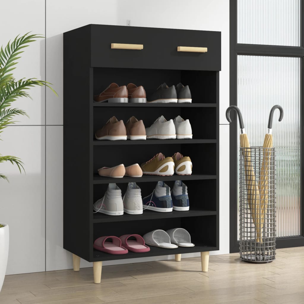 Schuhschrank mit Regal Altholz 60 x 35 x 105 cm Holzwerkstoff