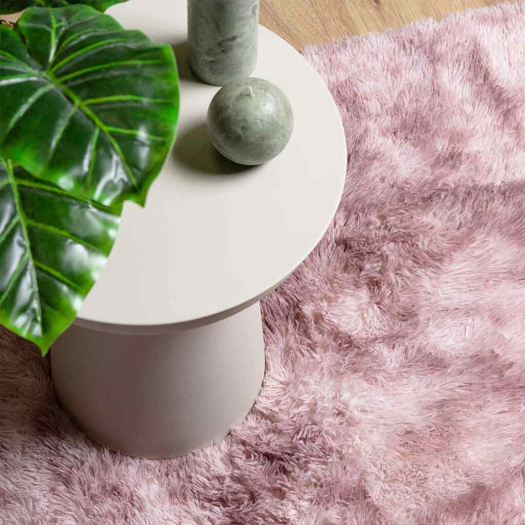 Teppich Shaggy Hochflor NAVARRA Beige 60x100 cm Polyester