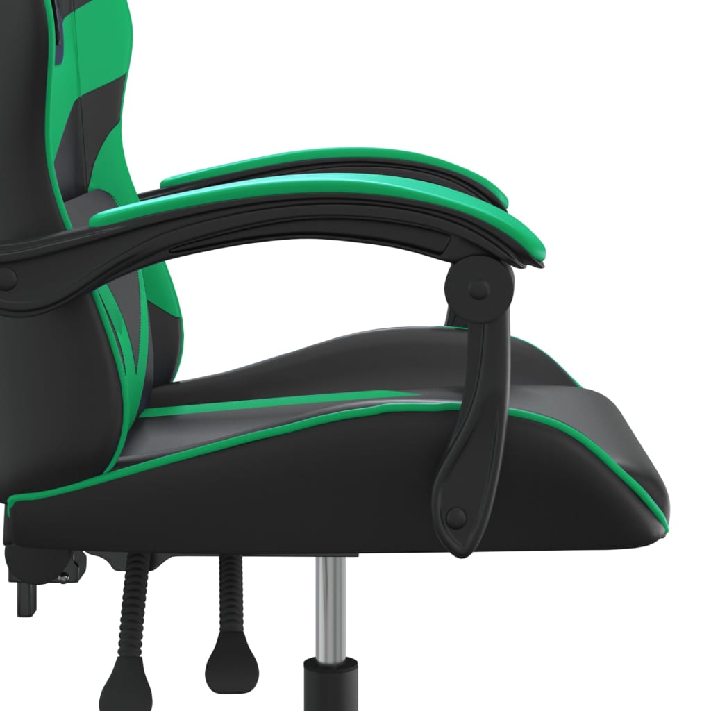 Gaming-Stuhl Drehbar Schwarz und Rot Kunstleder