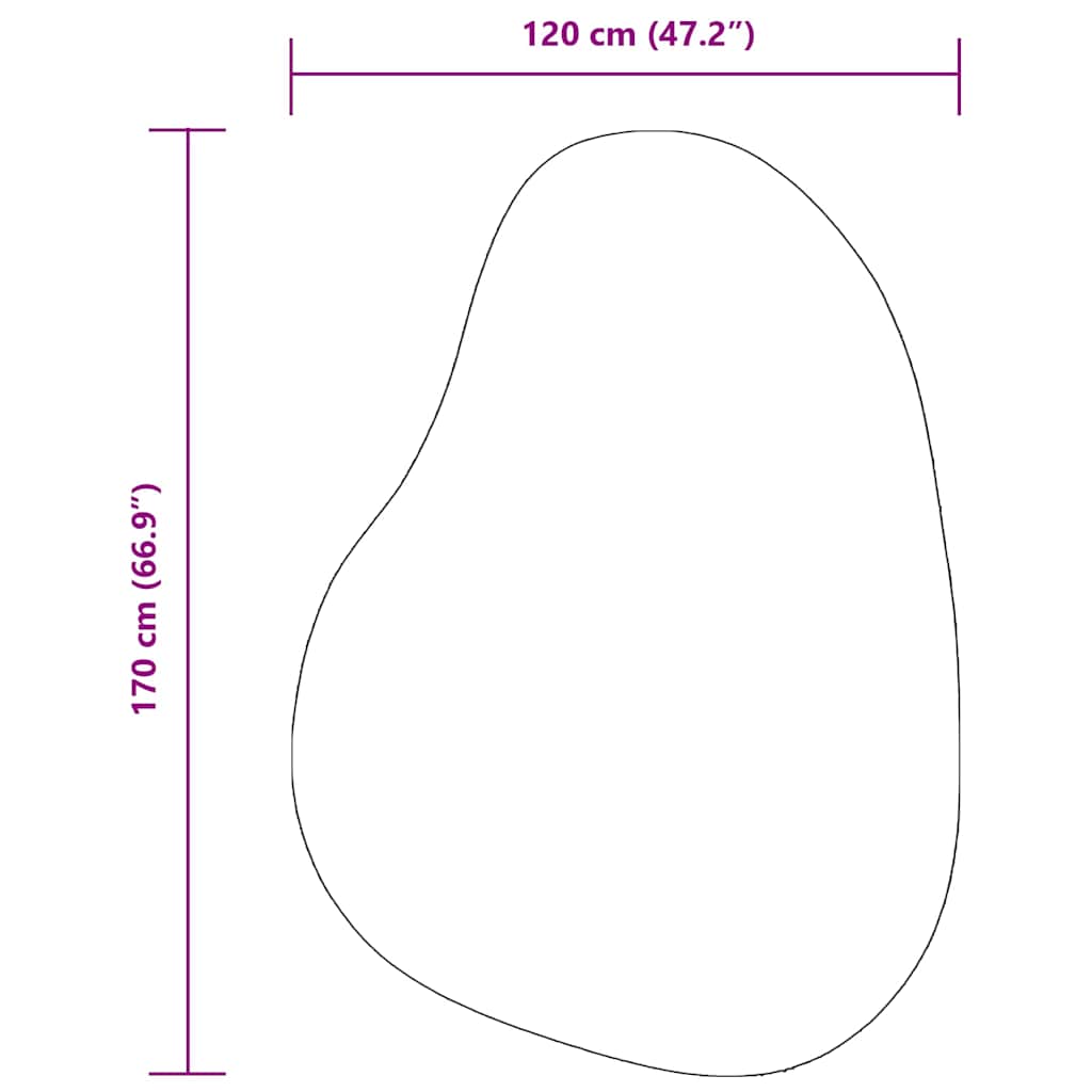Bereichsteppiche HUARTE Anthrazit 100 x 200 cm Polyester