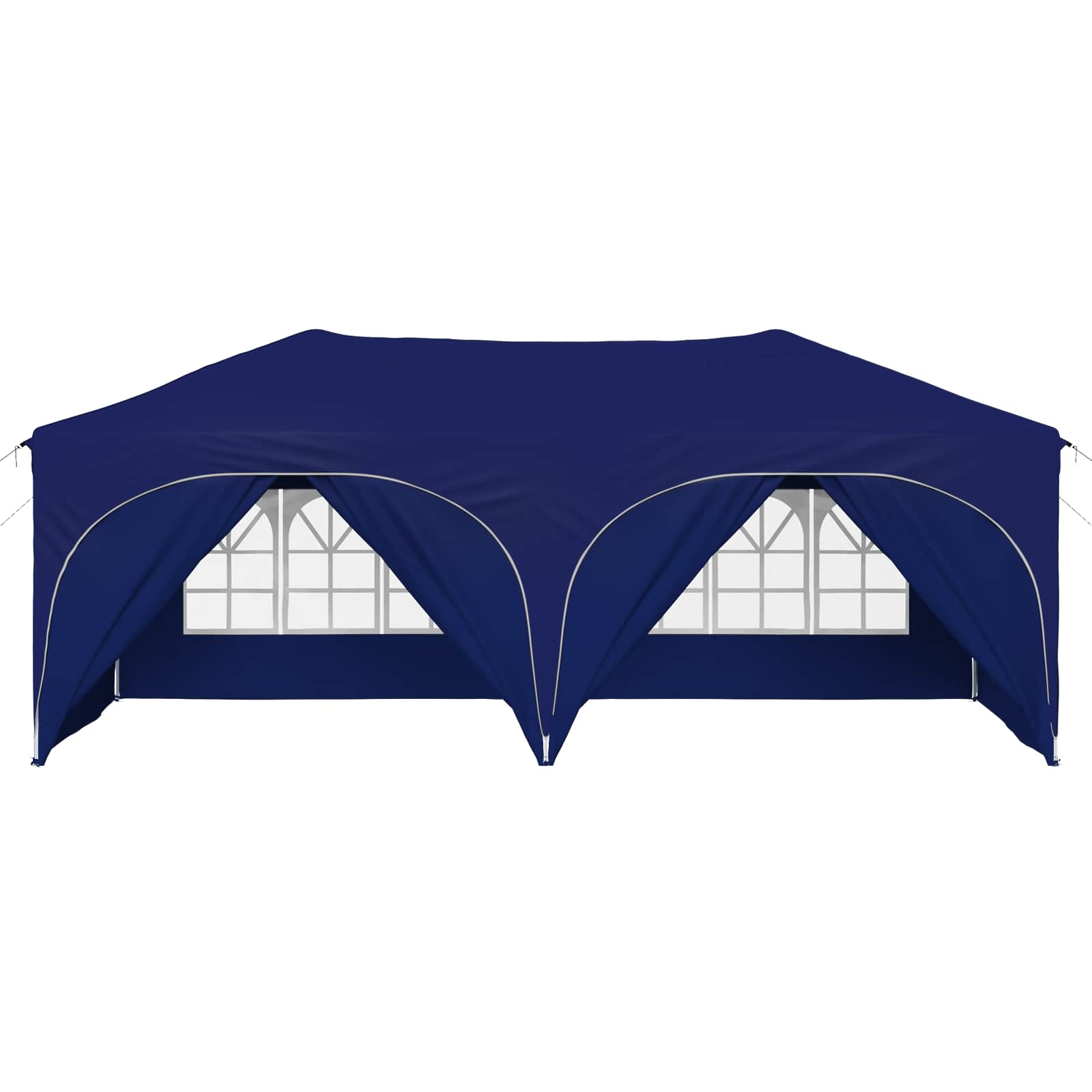 Pop-up Partyzelt 575 x 288 x 245 cm Creme Oxford-Stoff