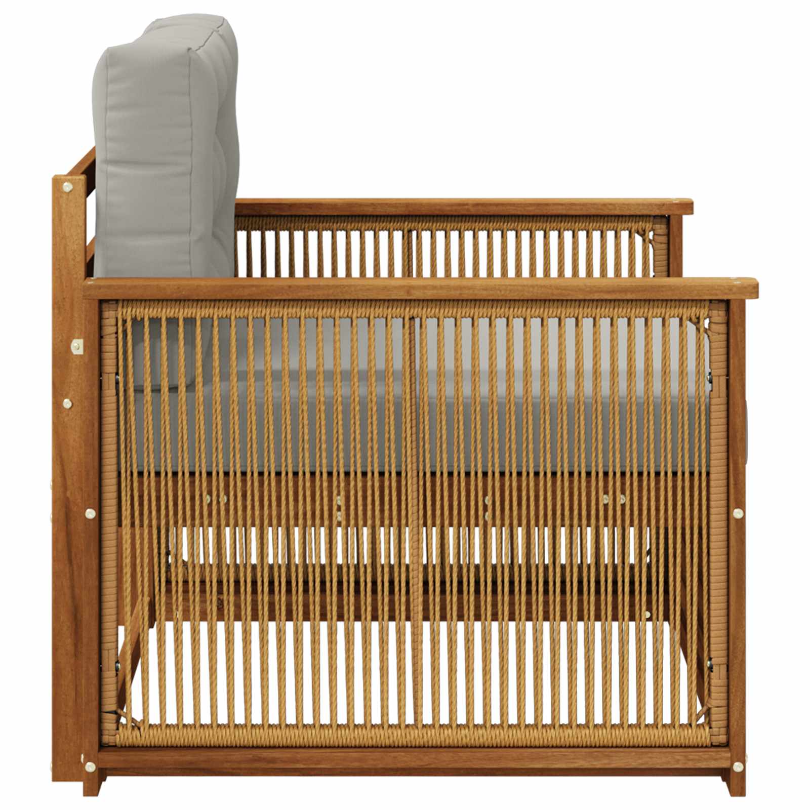 2 Stück Outdoor-Sofa Natur