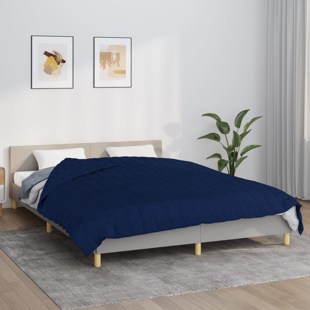 Gewichtsdecke Grau 122x183 cm 5 kg Stoff