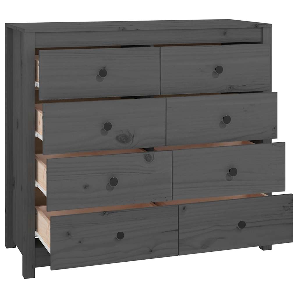 Beistellschrank 100x40x72 cm Massivholz Kiefer