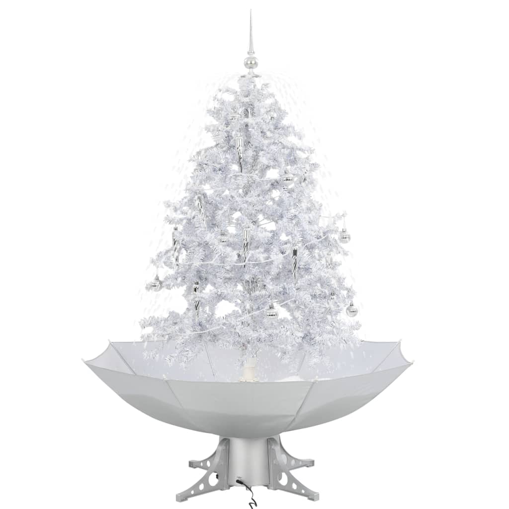 Schneiender Weihnachtsbaum mit Schirmfuß Grün 75 cm