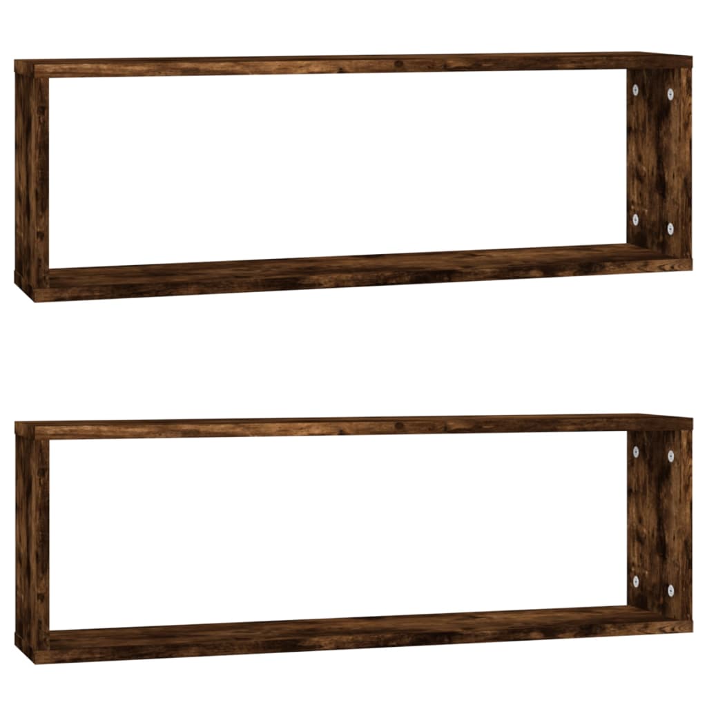 Würfelregale 2 Stk. Weiß 30x15x30 cm