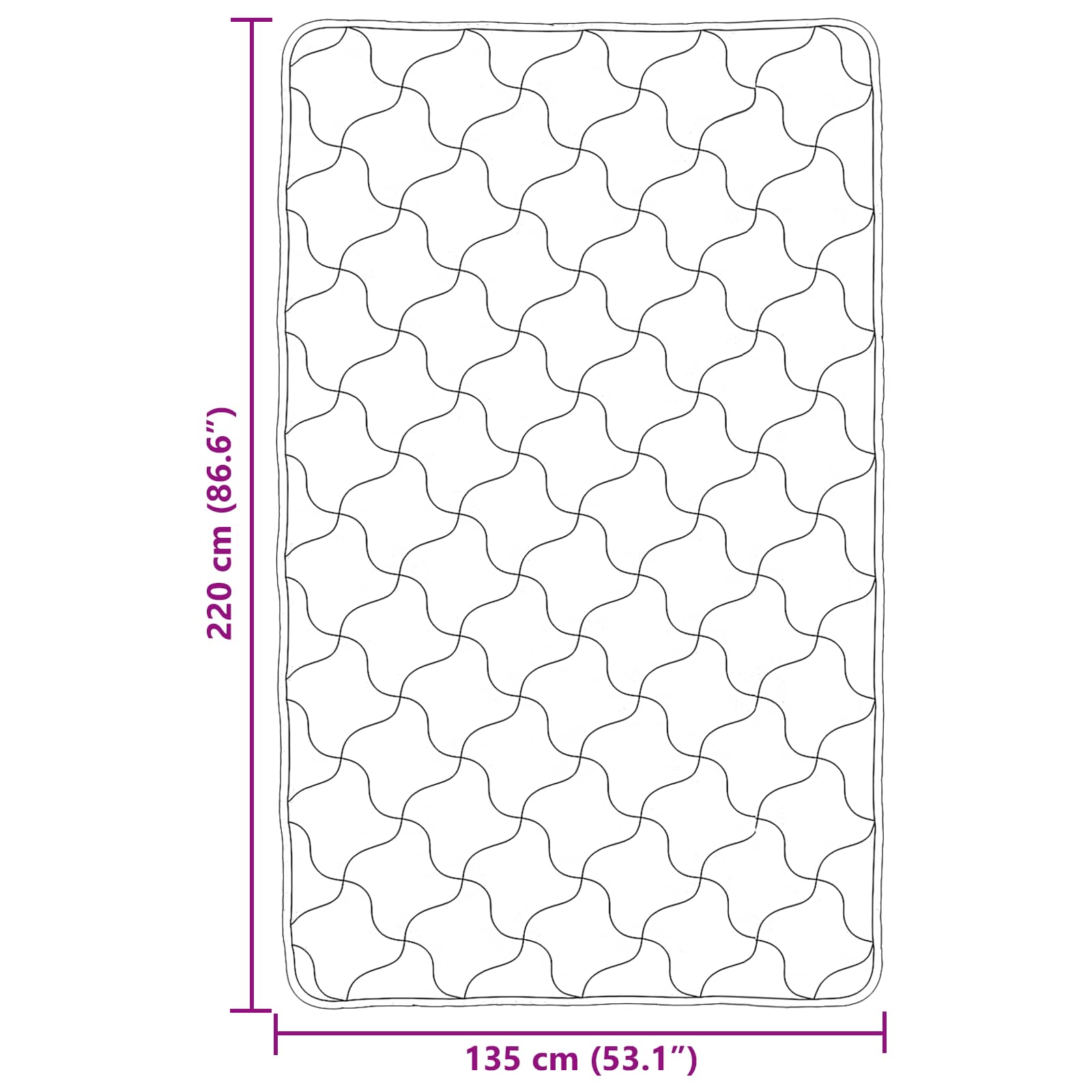 Sommerdecke Anthrazit 135 x 200 cm Mikrofaser und Teddy-Fleece