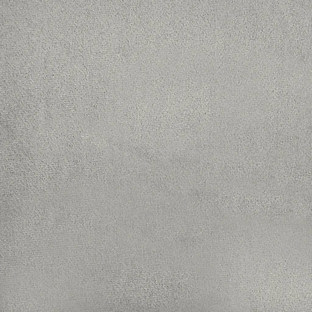 3-Sitzer-Sofa mit Hocker Taupe 180 cm Mikrofasergewebe