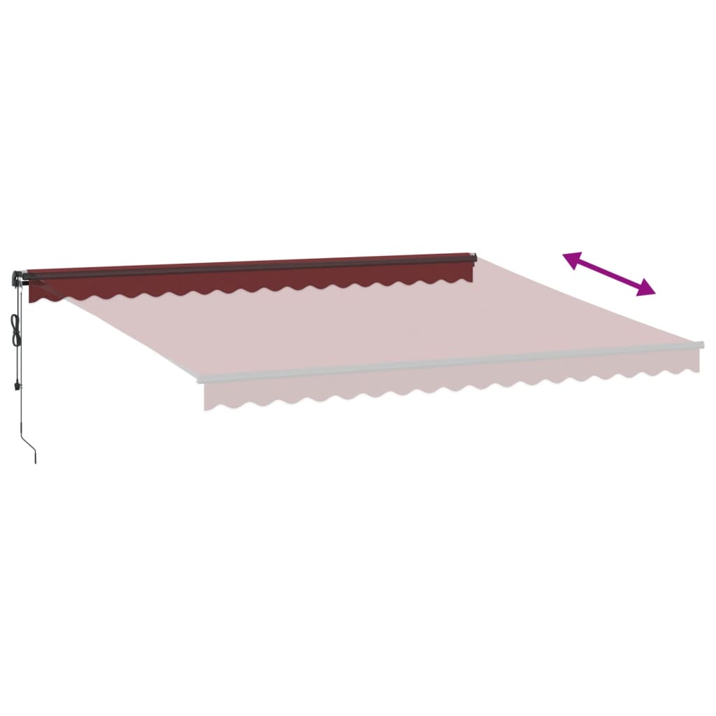 Markise Automatisch Einziehbar 350x250 cm Creme