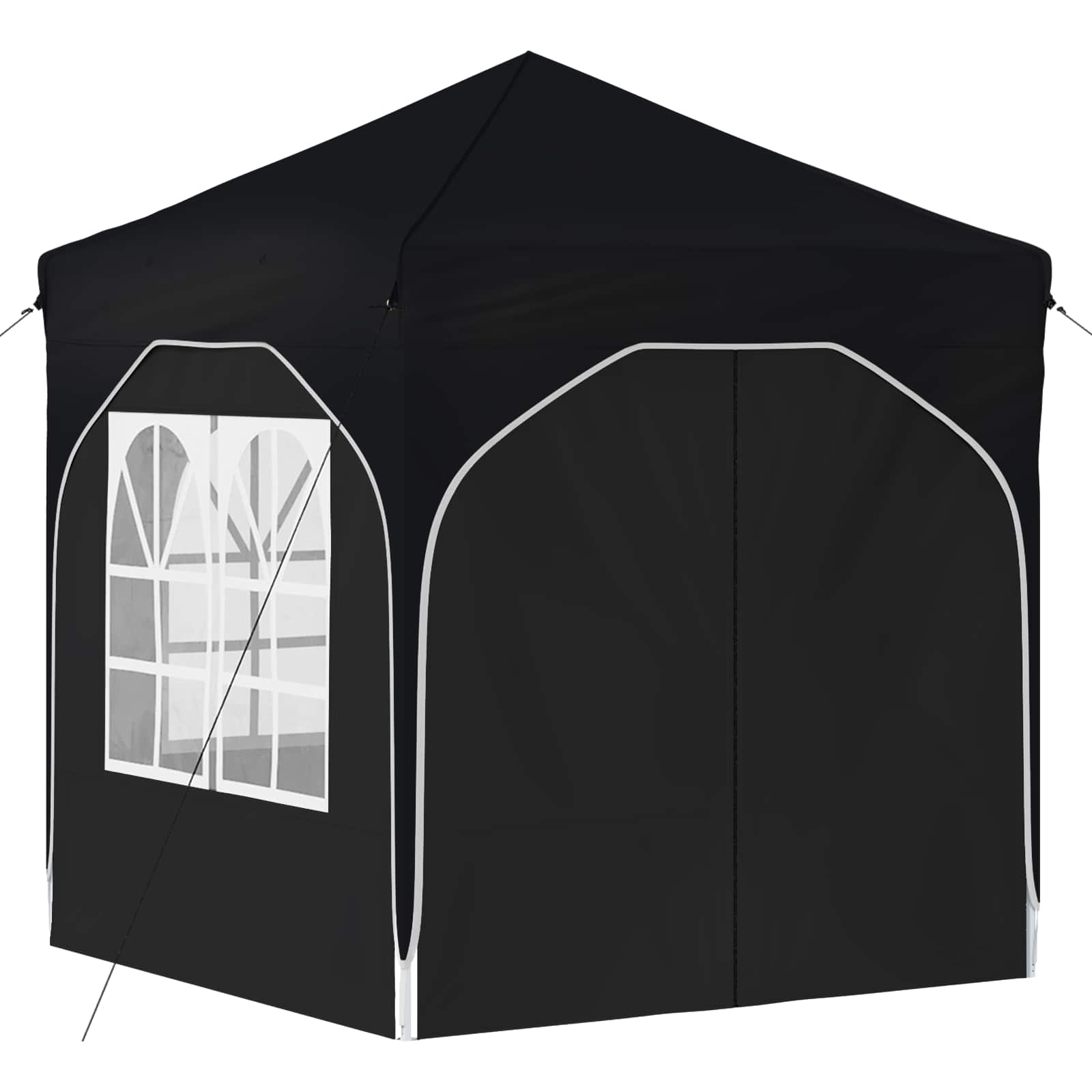 Pop-up Partyzelt 194 x 194 x 245 cm Creme