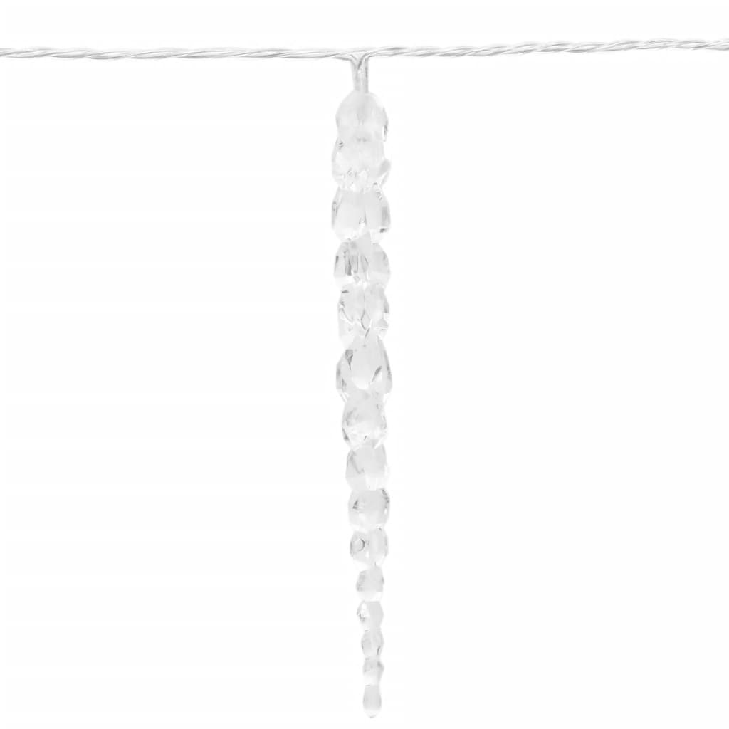 Eiszapfen-Lichterkette 200 LEDs Blau 20 m Acryl PVC