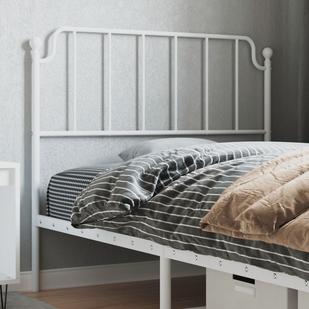 Ersatz-Kopfteil Metall Schwarz 135 cm