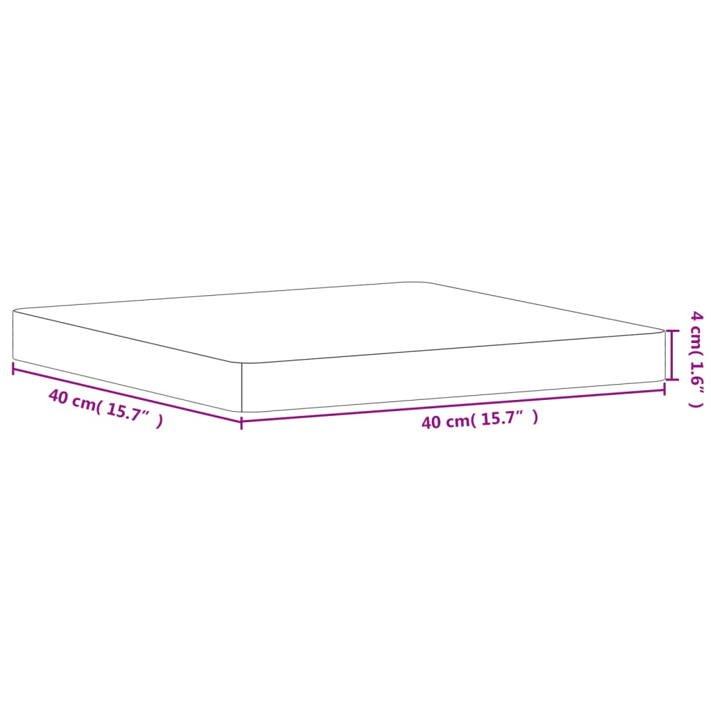 Tischplatte Ø30x1,5 cm Rund Massivholz Buche