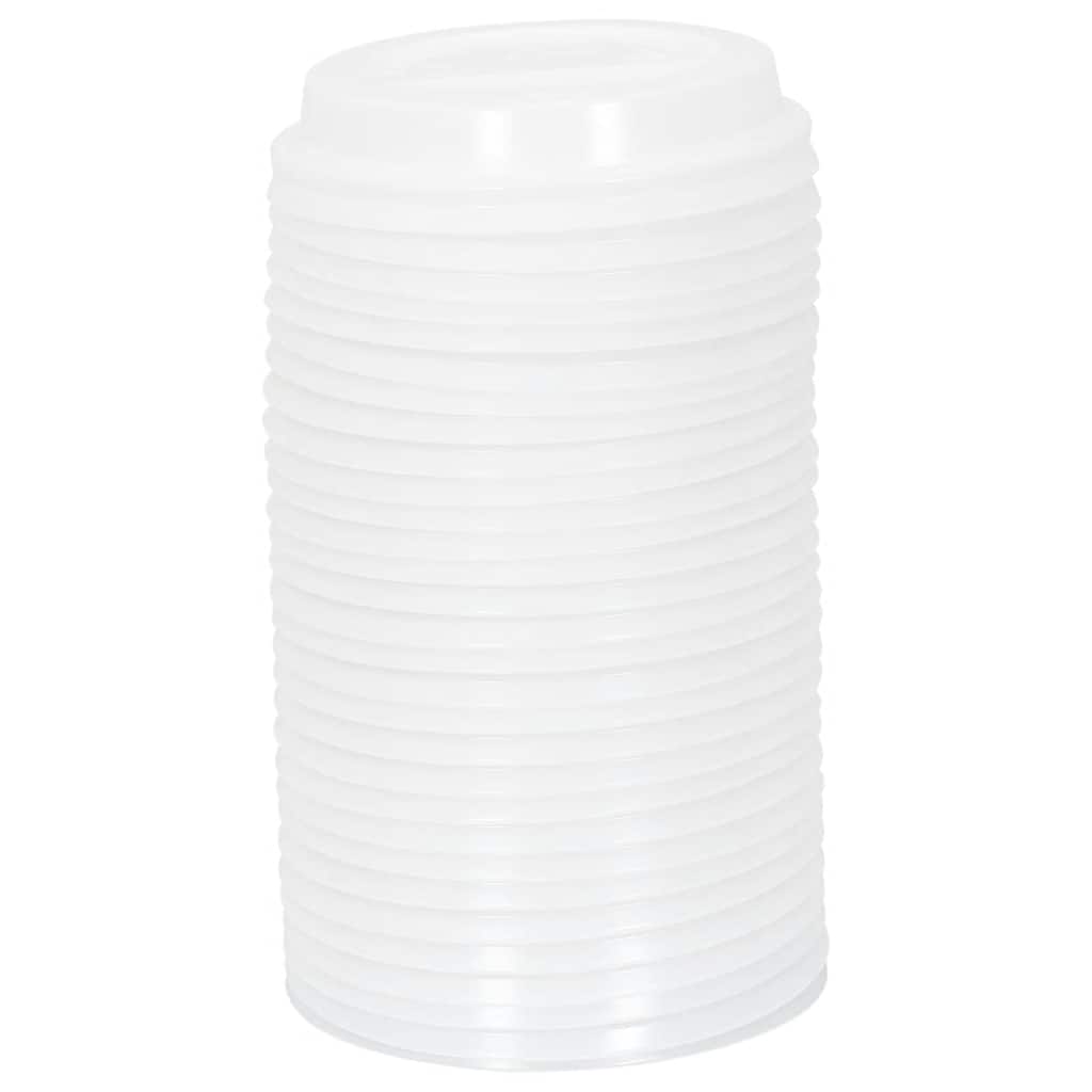 Pappbecher mit Deckeln 1000 Stk. 4oz 100ml