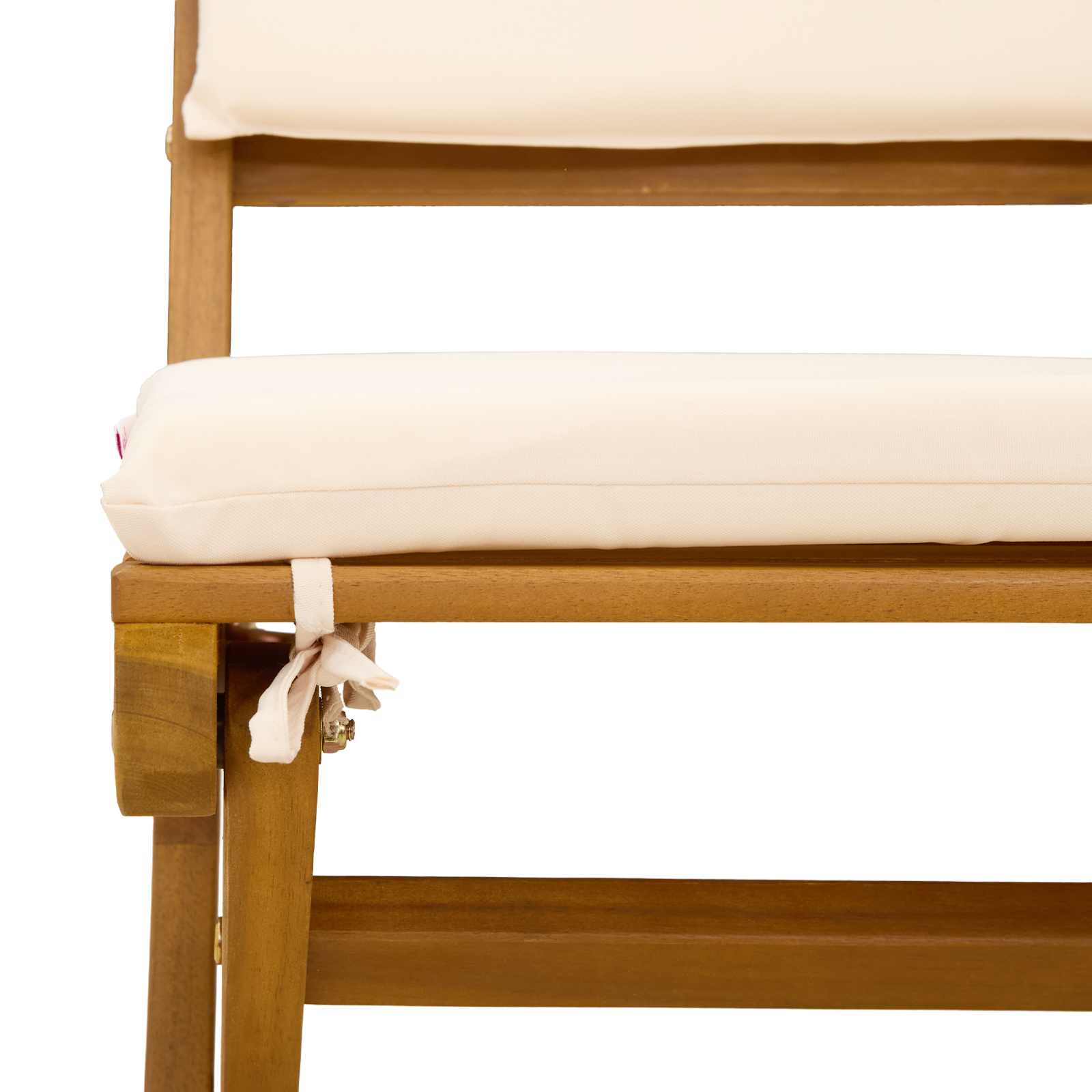 Außen Bistro-Stühle 6 pcs Natur Massivholz Akazie