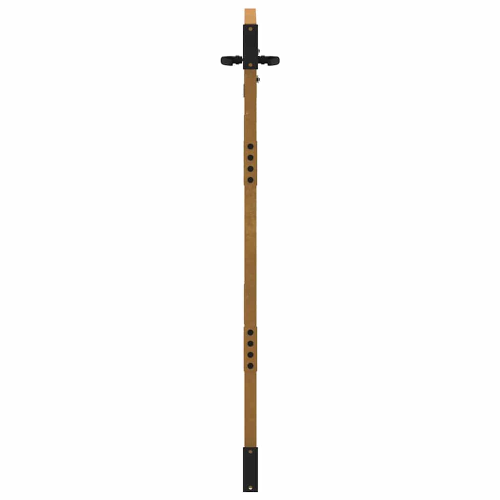 Gartentor 85x75 cm Cortenstahl Gras-Design