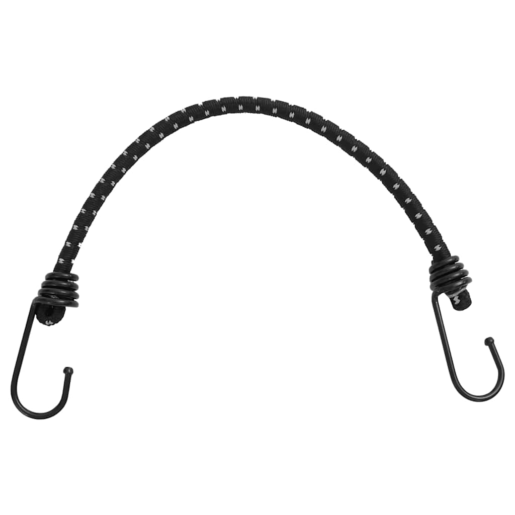 Gummiseile Reflektierend mit Haken 25 Stk. 38 cm