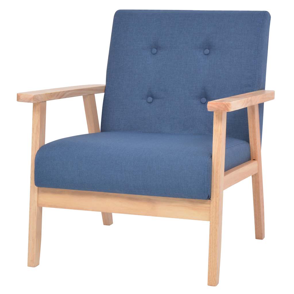 2-Sitzer-Sofa Stoff Hellgrau