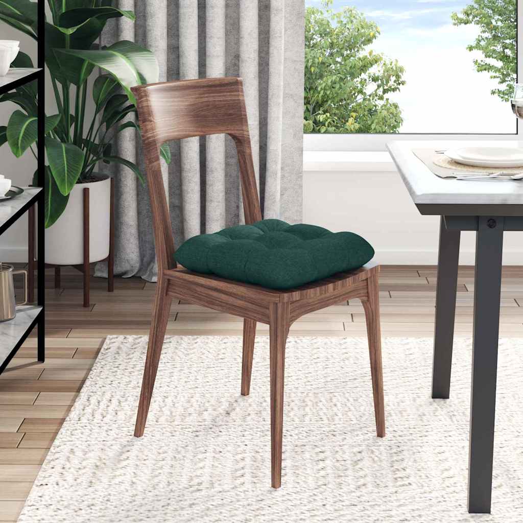 Sitzkissen 4 pcs Hellgrau 40 x 40 x 12 cm Stoff