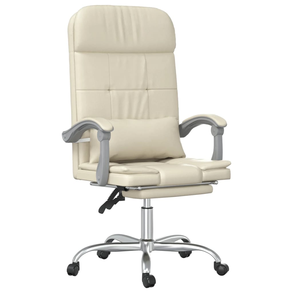 Bürostuhl mit Massagefunktion Schwarz Kunstleder