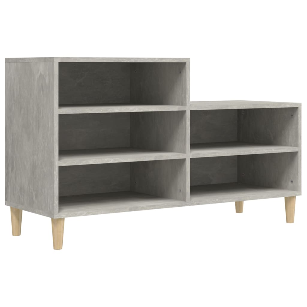 Schuhregal Weiß 102x36x60 cm Holzwerkstoff