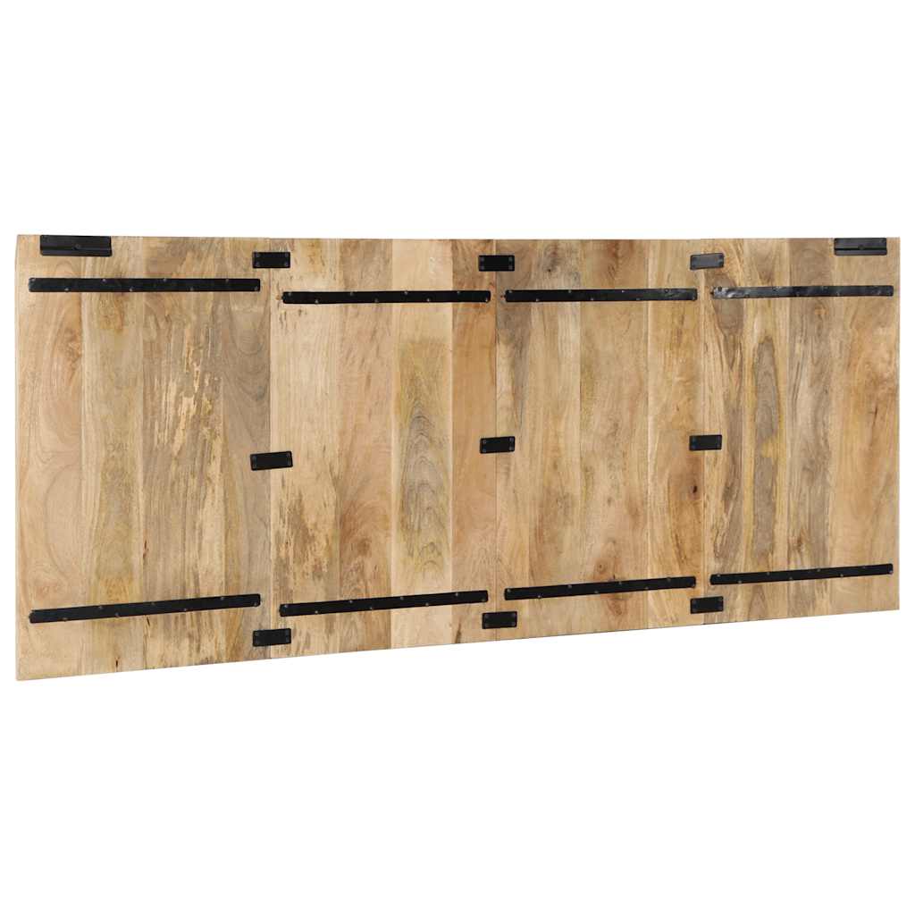 Kopfteil Mehrfarbig 160 cm Massivholz Altholz