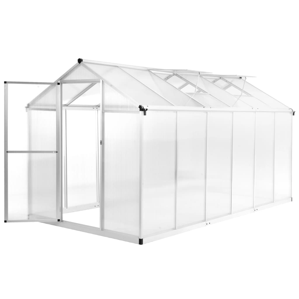 Gewächshaus Aluminium 302x190x195 cm 11,19 m³
