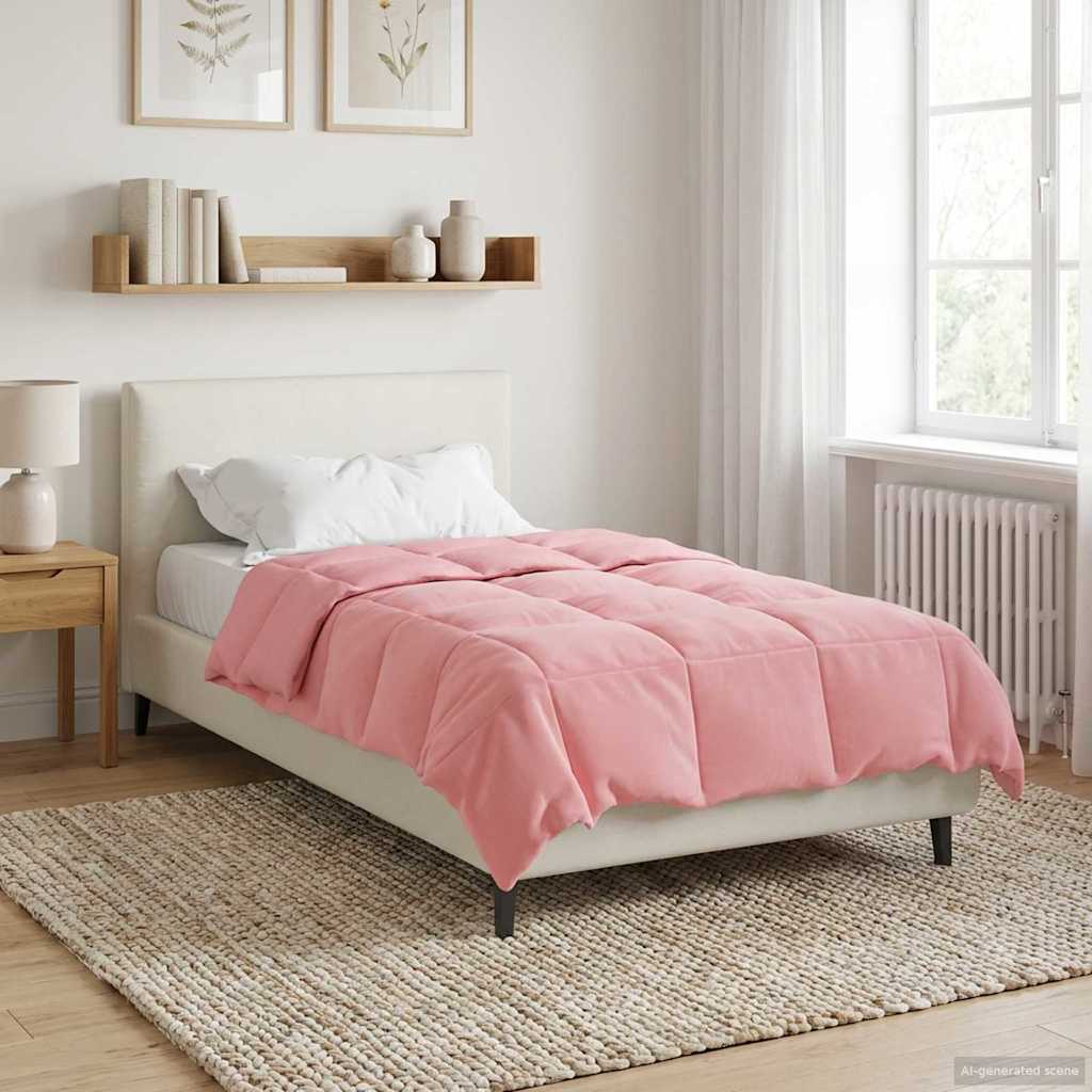 Ganzjahresbettdecke Anthrazit 135 x 200 cm Mikrofaser