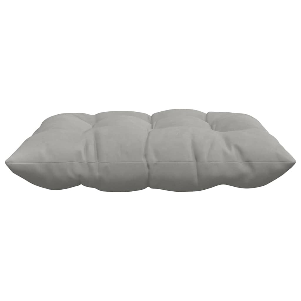 Sitzkissen 4 Stück Taupe 40 x 40 x 6 cm Mikrofaser