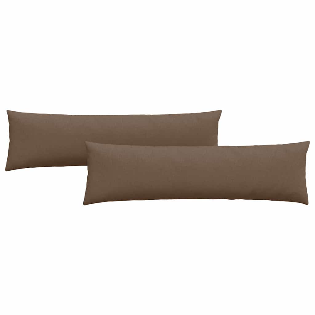 Sofakissen 2 pcs Hellgrau 50 x 30 cm Stoff