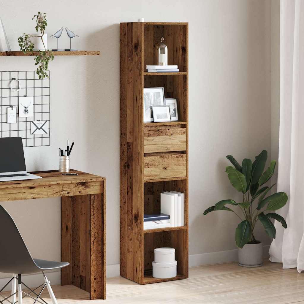 Bücherregal Weiß 36x30x171 cm Holzwerkstoff